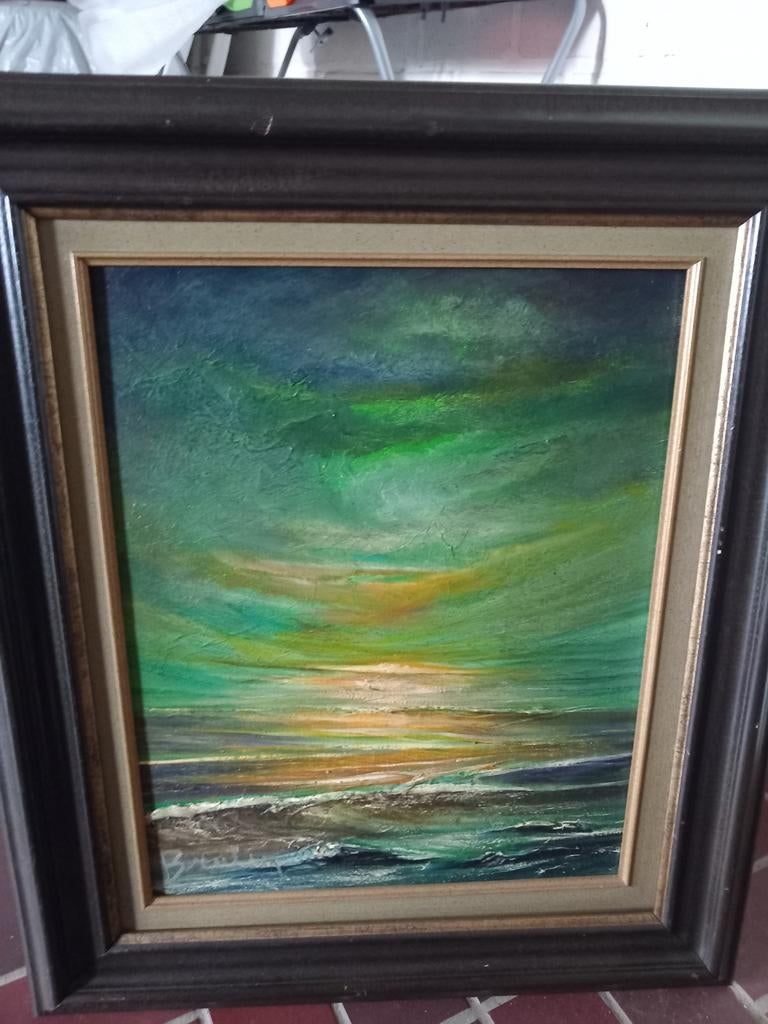 Schilderij landschap Lucie Brulin, Ophalen