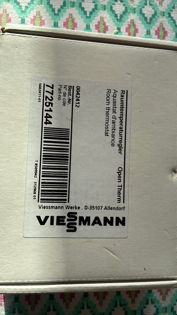 VIESSMANN kamer thermostaat, Ophalen of Verzenden, Nieuw