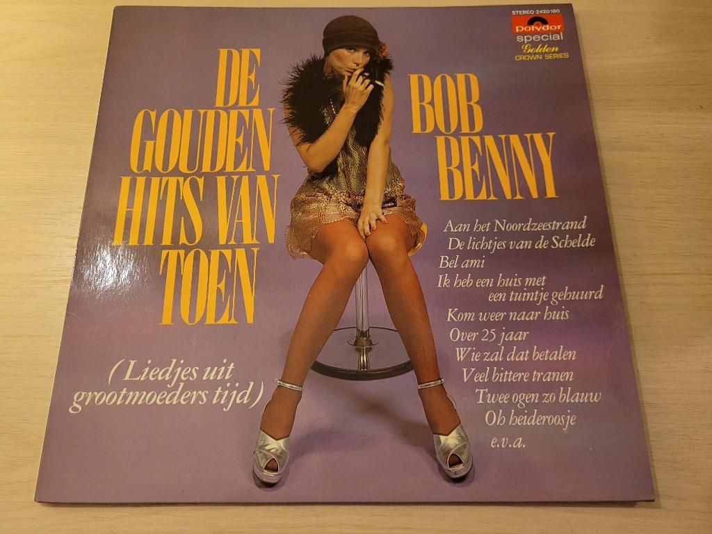 Disque vinyl 33 tours Bob Benny – De Gouden Hits Van Toen, Ophalen of Verzenden, Zo goed als nieuw, Pop