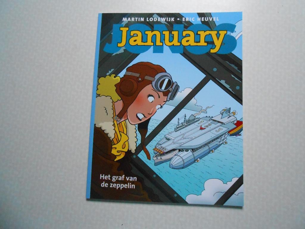 January jones 6 Het graf van de zeppelin 2013 1 ste druk., Eén stripboek, Nieuw, Eric Heuvel, Ophalen of Verzenden