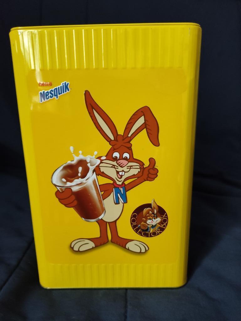 Boîte en fer ancienne Nesquik, Enlèvement