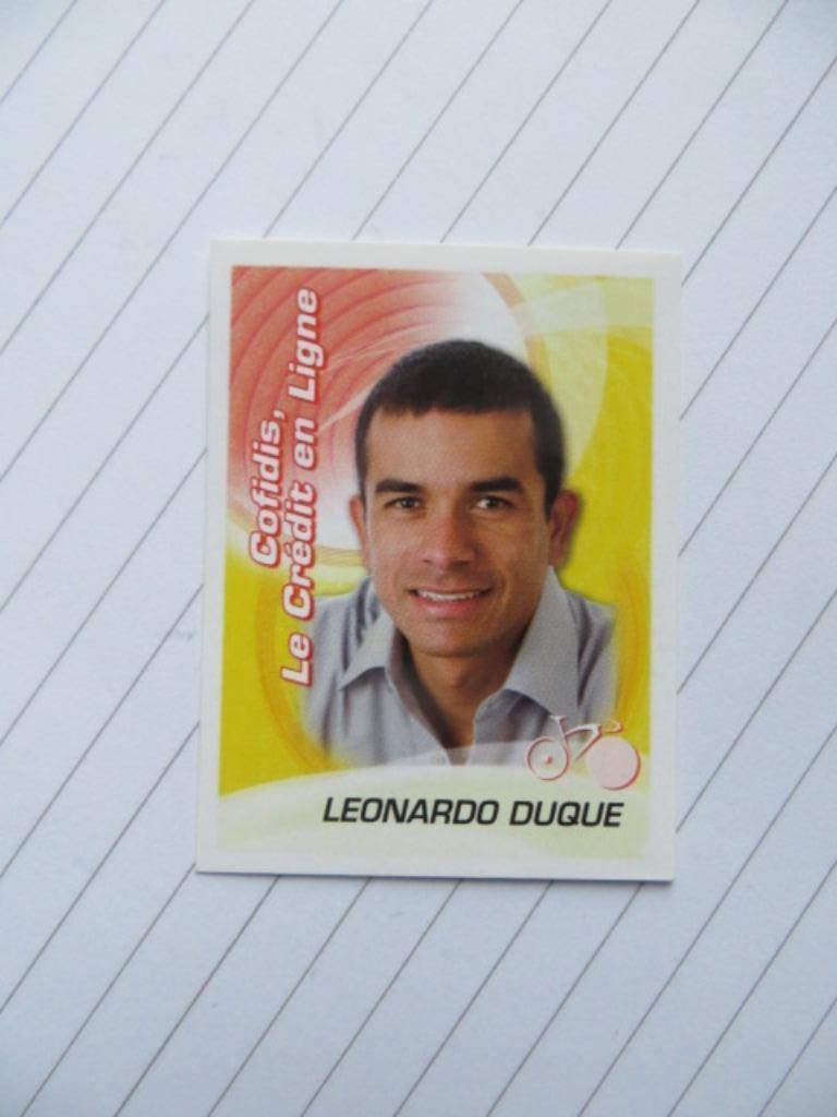 Sticker: Sprint 2010: Leonardo Duque - Cofidis - Panini - 92, Ophalen of Verzenden, Nieuw, Sport