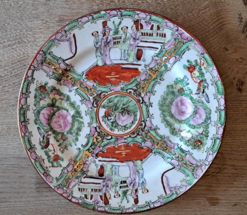 Assiette chinoise / Plat chinois, Antiquités & Art, Enlèvement ou Envoi