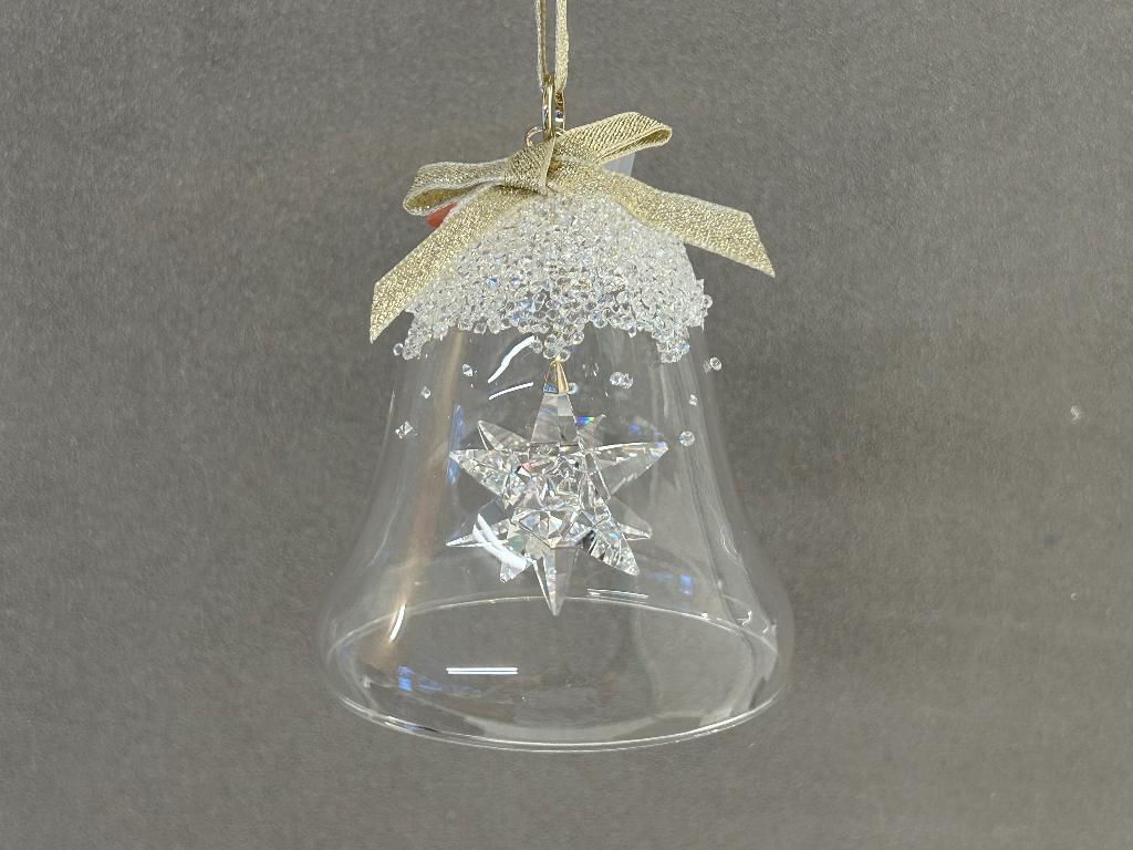Swarovski Kerstbel, bel, klok ornament 2022, Verzamelen, Swarovski, Ophalen of Verzenden, Nieuw, Figuurtje