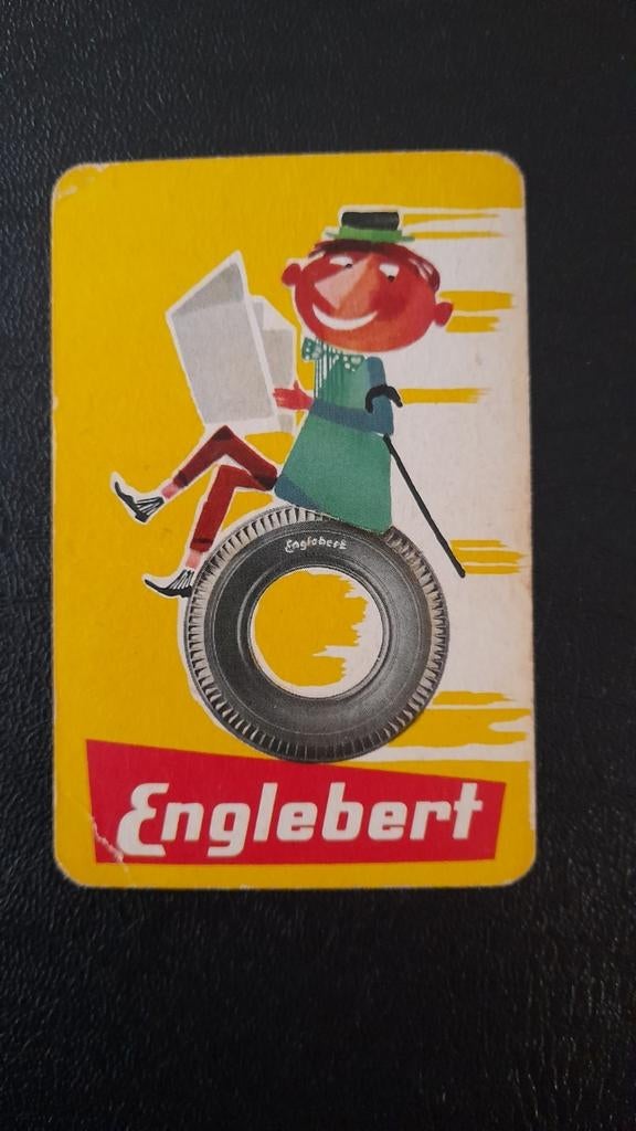 Speelkaart Banden Englebert ., Collections, Enlèvement ou Envoi, Comme neuf