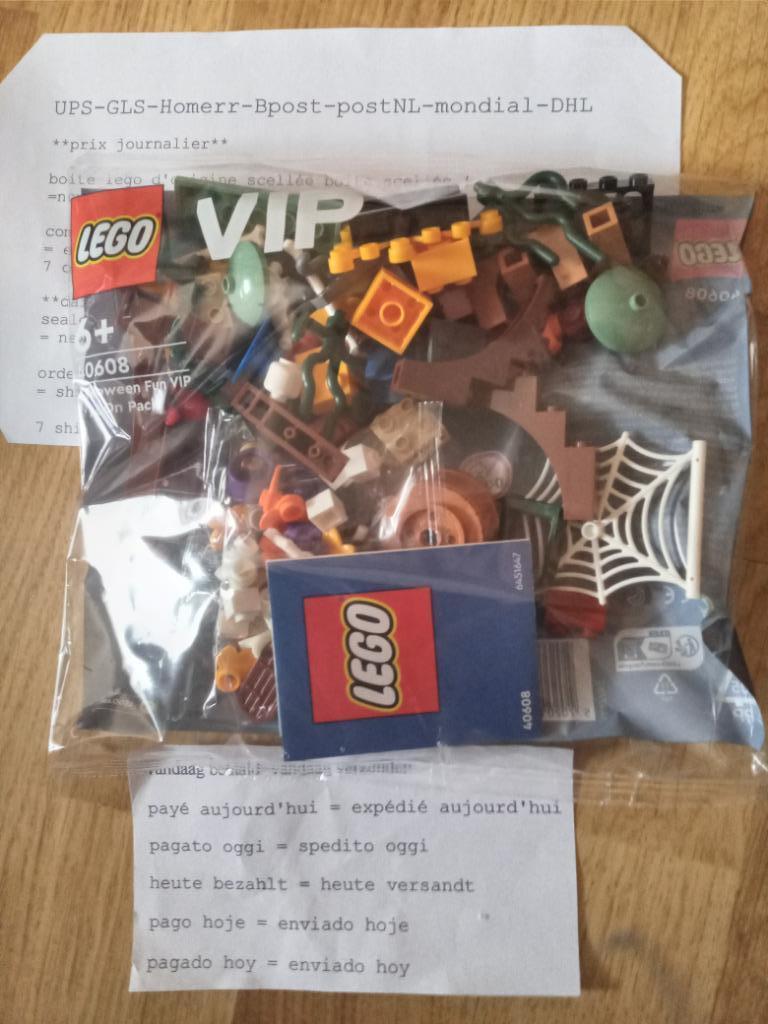 lego 40608 VIP Halloween plezier polybag-nieuw, Verzenden, Nieuw, Complete set, Lego