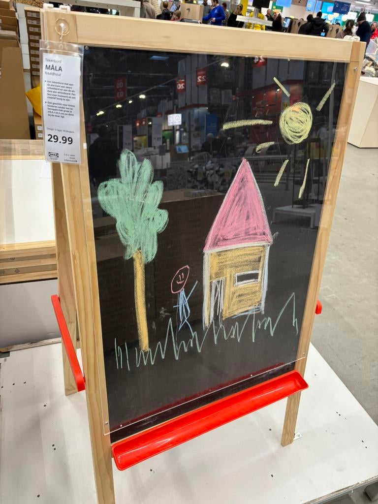 IKEA - backboard and Whiteboard (2in1), Ophalen of Verzenden, Zo goed als nieuw