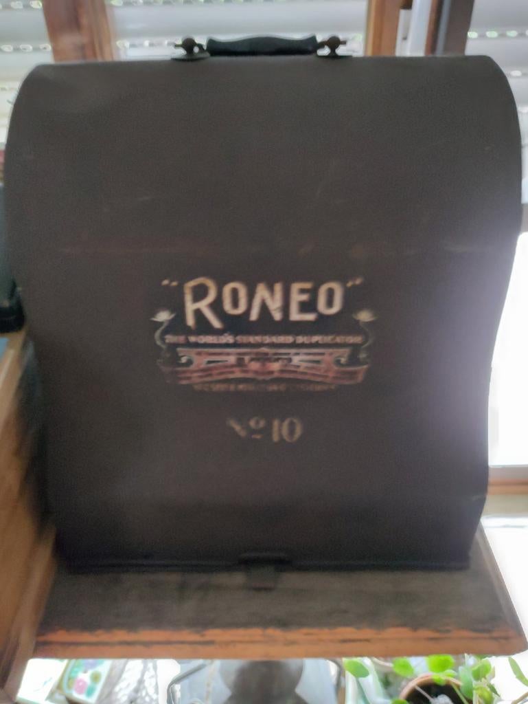 Vintage Roneo nr 10 stencilmachine, Enlèvement
