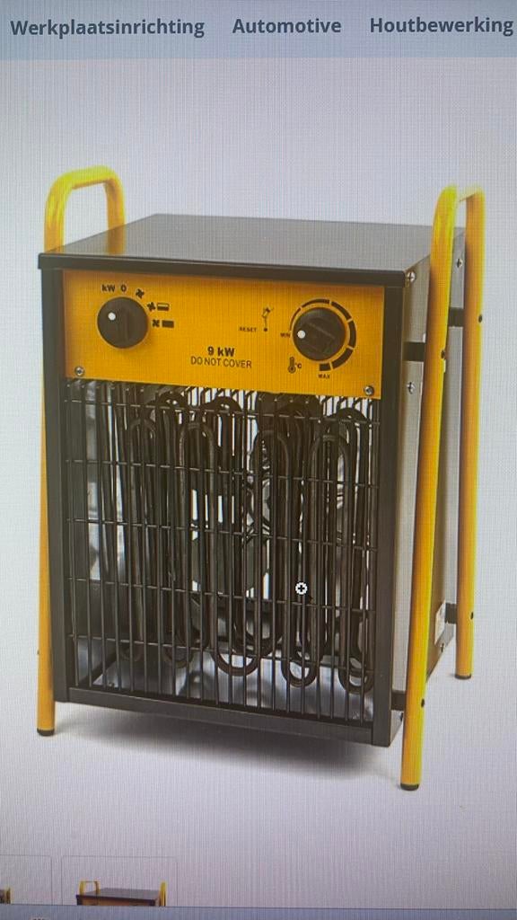 Professionele elektrische Heater (nieuwprijs 150€), Ophalen, Nieuw, 800 watt of meer