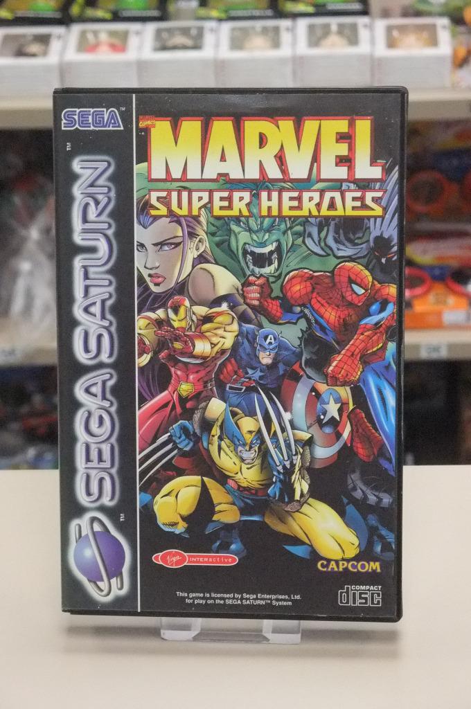 Marvel Super Heroes (cib) saturn, Consoles de jeu & Jeux vidéo, Jeux | Sega, Enlèvement ou Envoi, 2 joueurs, À partir de 16 ans