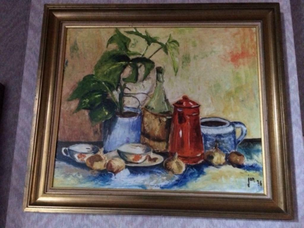 olieverfschilderij gemaakt door Firmin Peere, Antiek en Kunst, Kunst | Schilderijen | Klassiek, Ophalen