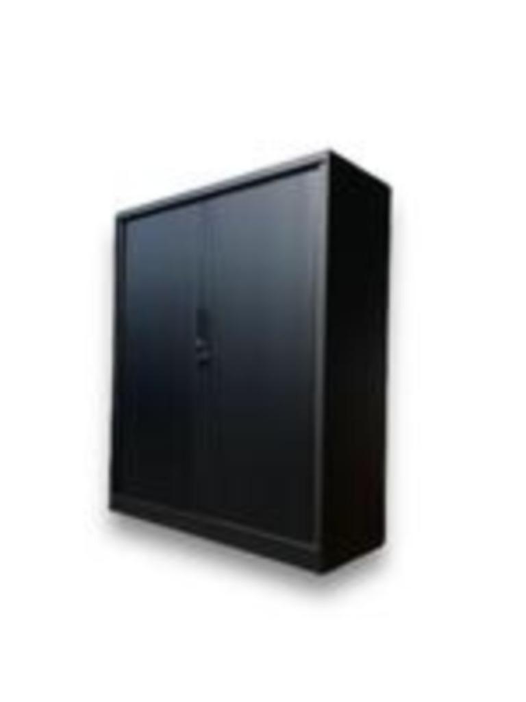 Nieuwe archiefkast/roldeurkast (staal) mat zwart 105x120X45, Ophalen of Verzenden, Nieuw, Metaal, Met slot