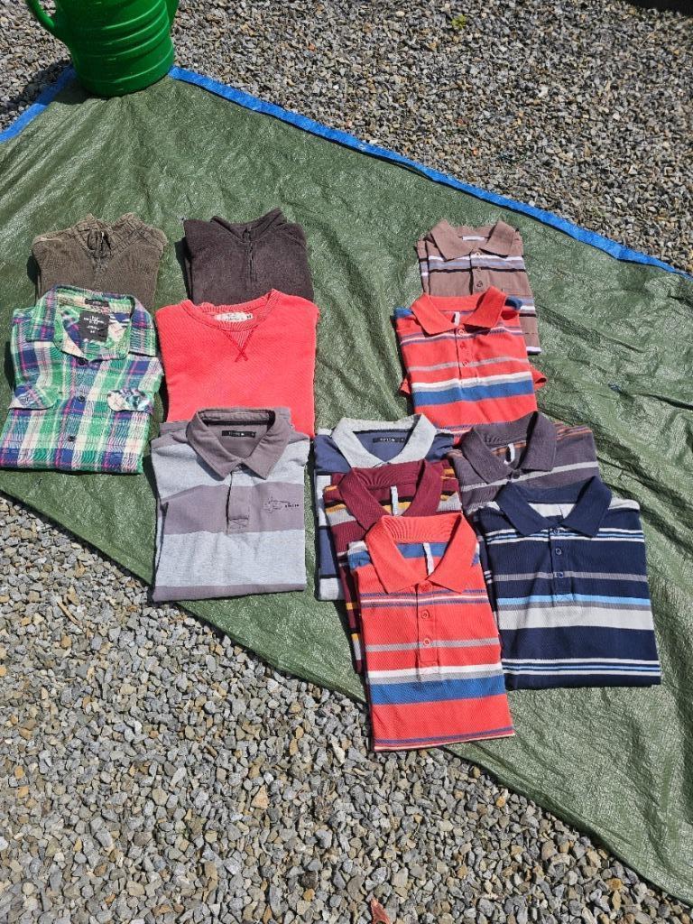 Polos H taille L, lot,  pièce Brice et blanche porte, Enlèvement, Comme neuf, Autre