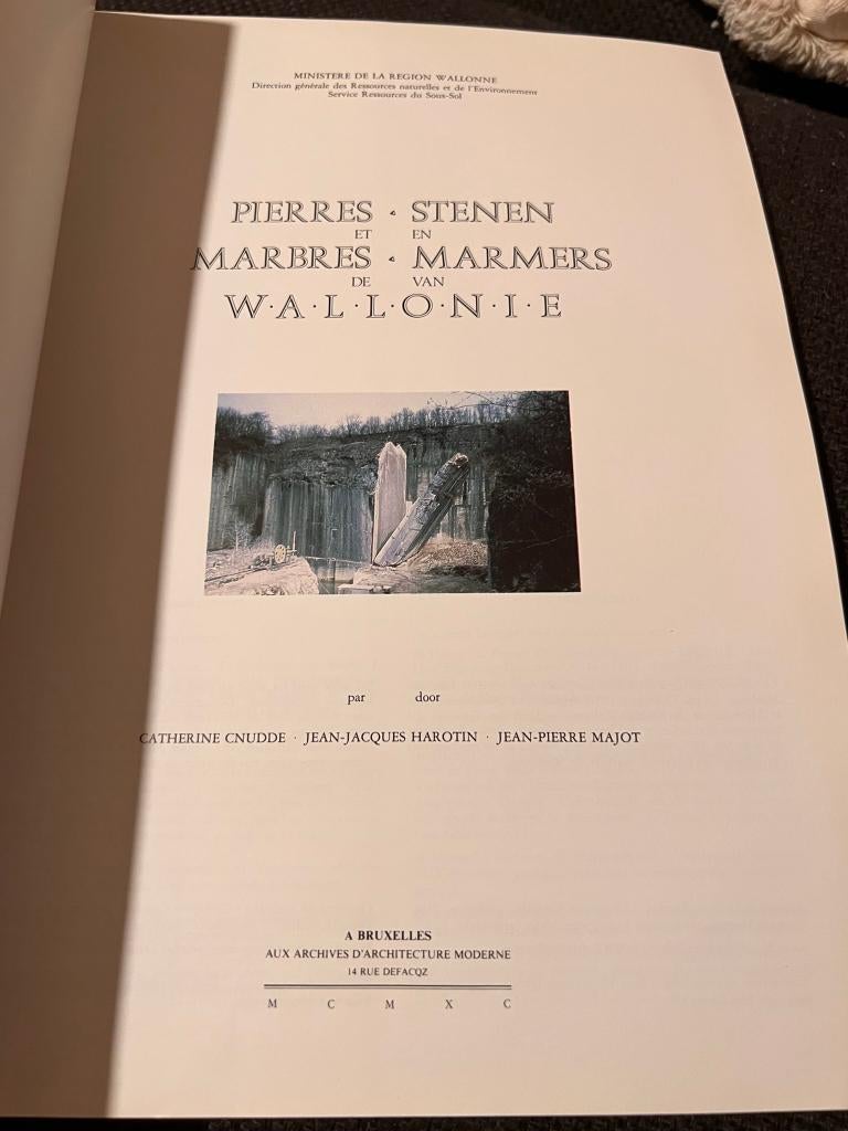 Stenen en Marmers van Wallonie / Pierres et marbres de Wallo, Ophalen of Verzenden, Zo goed als nieuw, Catherine Cnudde, Overige onderwerpen