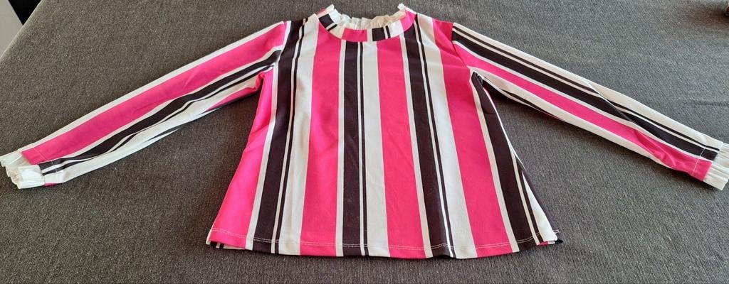 Blouse met fronskraag en mouwen maat 38 / medium, Kleding | Dames, Maat 38/40 (M), Overige kleuren, Ophalen of Verzenden, Zo goed als nieuw