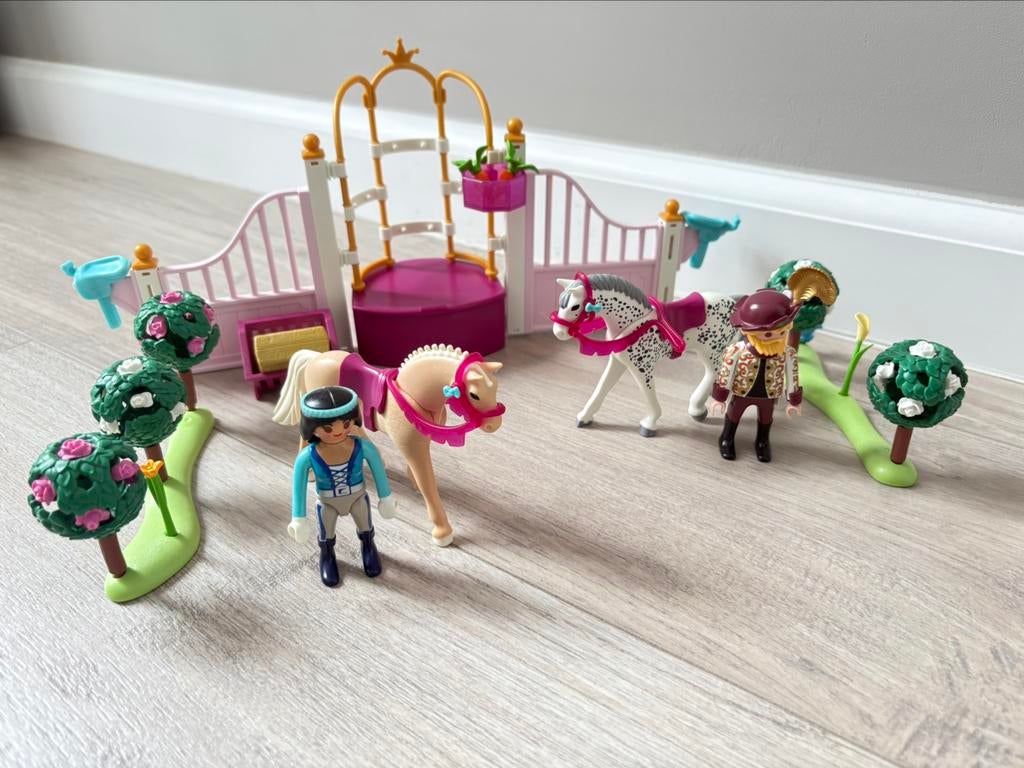 Playmobil princess paardrijlessen 70450, Kinderen en Baby's, Speelgoed | Playmobil, Ophalen, Zo goed als nieuw, Complete set