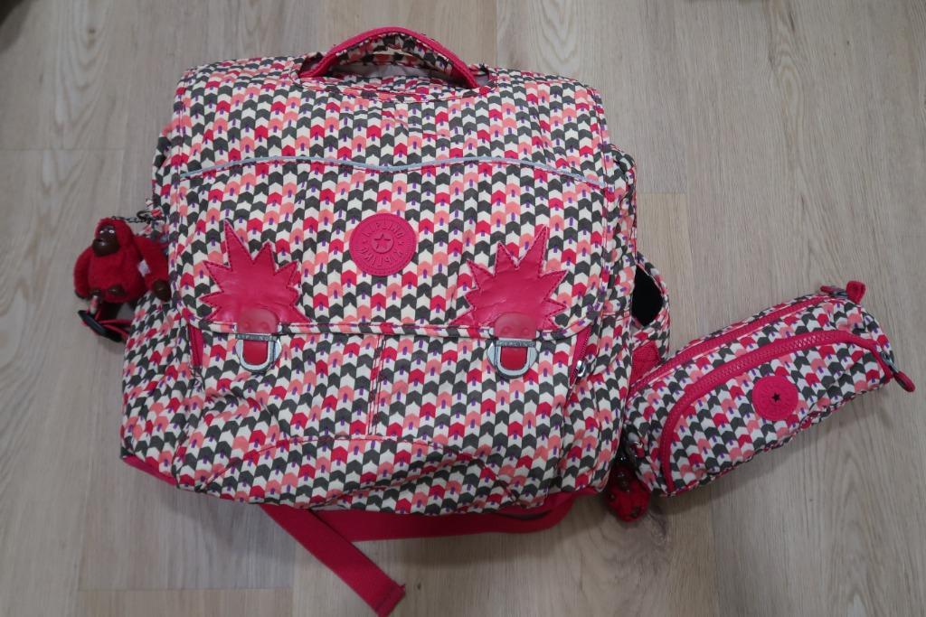 kipling boekentas en pennenzak, Ophalen of Verzenden