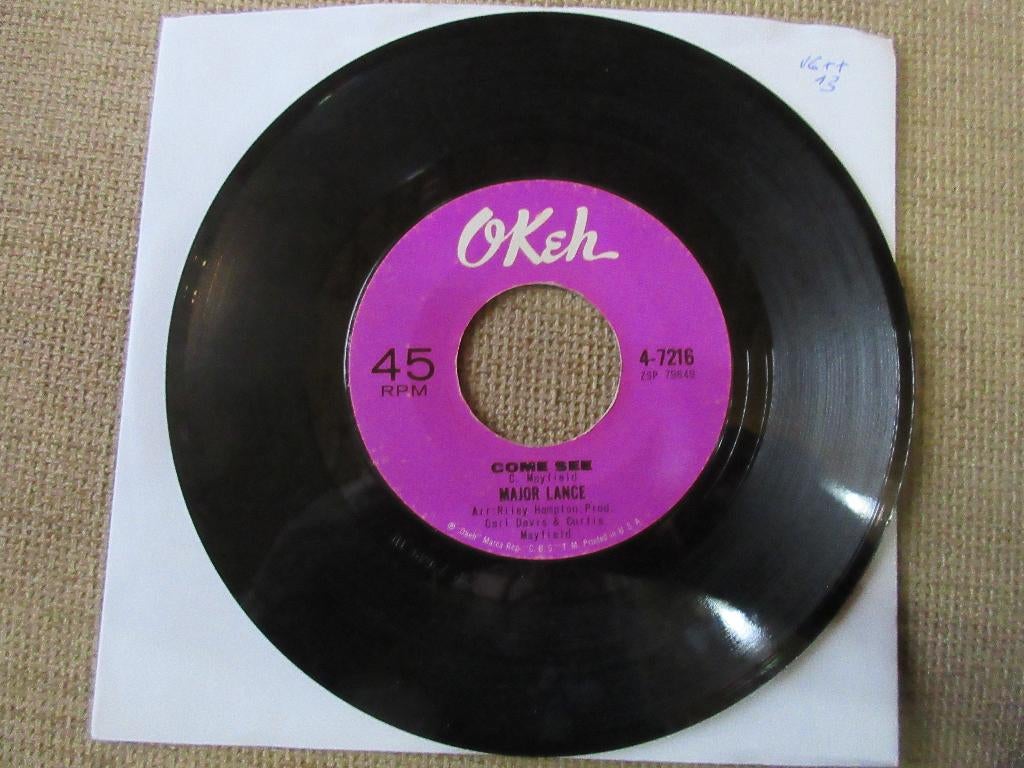Major Lance ‎– Come See / You Belong To Me, Enlèvement ou Envoi, Utilisé, R&B et Soul