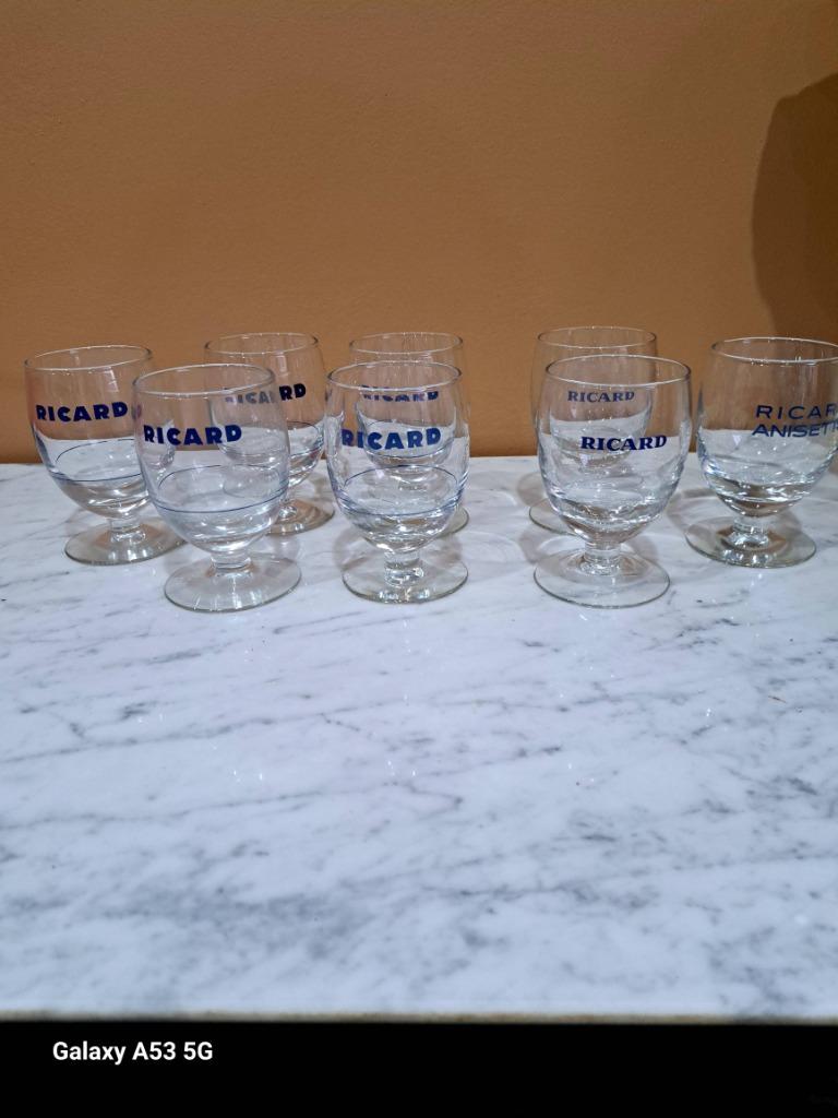Verres anciens à RICARD, Enlèvement, Comme neuf