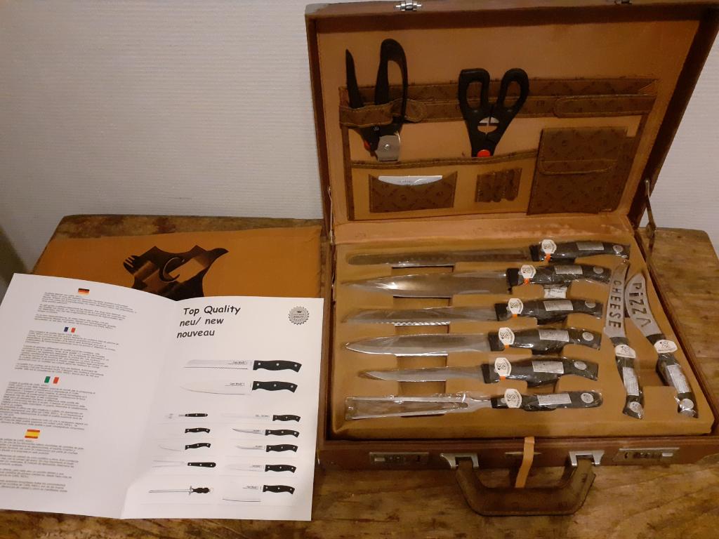 Carl Weill messenset in koffer NIEUW, Ophalen of Verzenden, Nieuw, Inox of Chroom, Bestekset