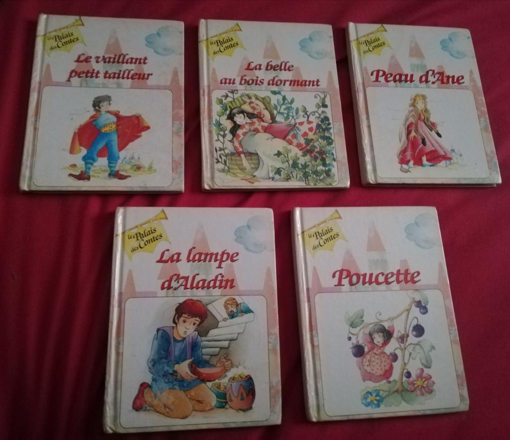 5 livres le Palais des Contes, Garçon ou Fille, Utilisé, Contes (de fées), Livre de lecture