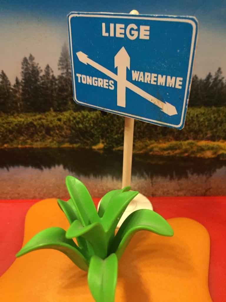 Playmobil Custom verkeersbord Liege, Kinderen en Baby's, Speelgoed | Playmobil, Ophalen of Verzenden, Zo goed als nieuw, Los Playmobil
