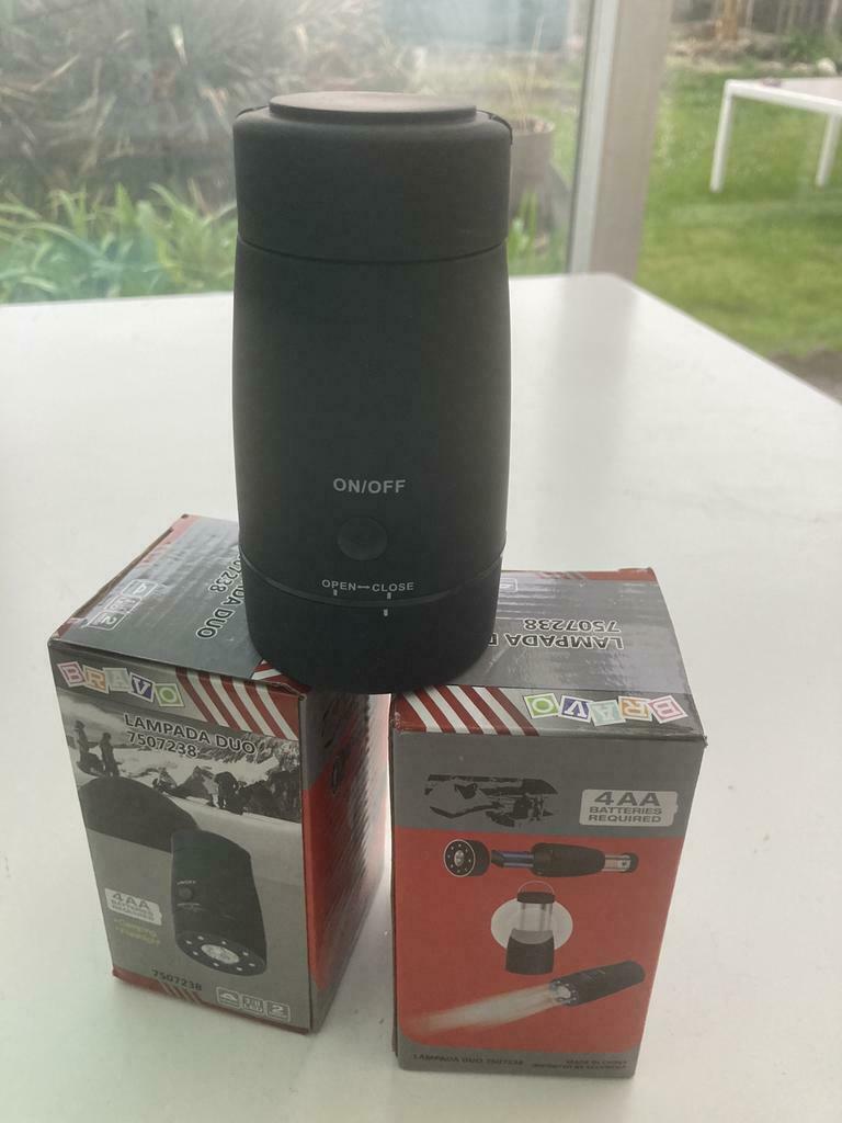 Set van 2 campingfakkels. NIEUWE!, Nieuw, Led-lamp