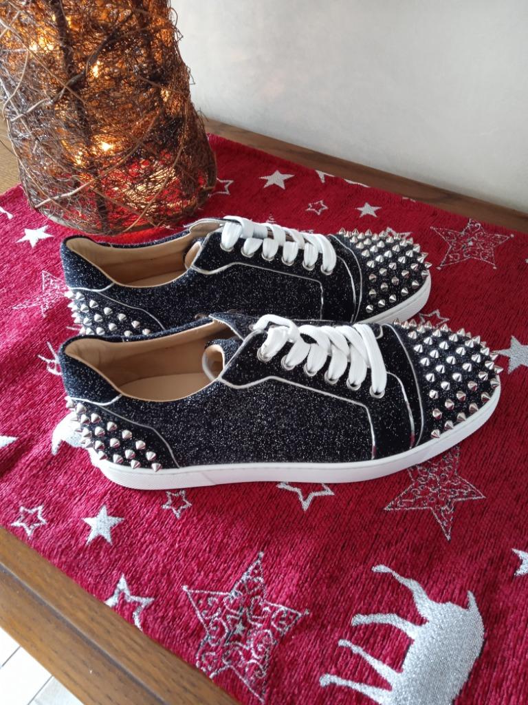 Christian Louboutin sneakers 'Vieira 2 Black Silver' NIEUW, Kleding | Dames, Schoenen, Nieuw, Sneakers, Ophalen