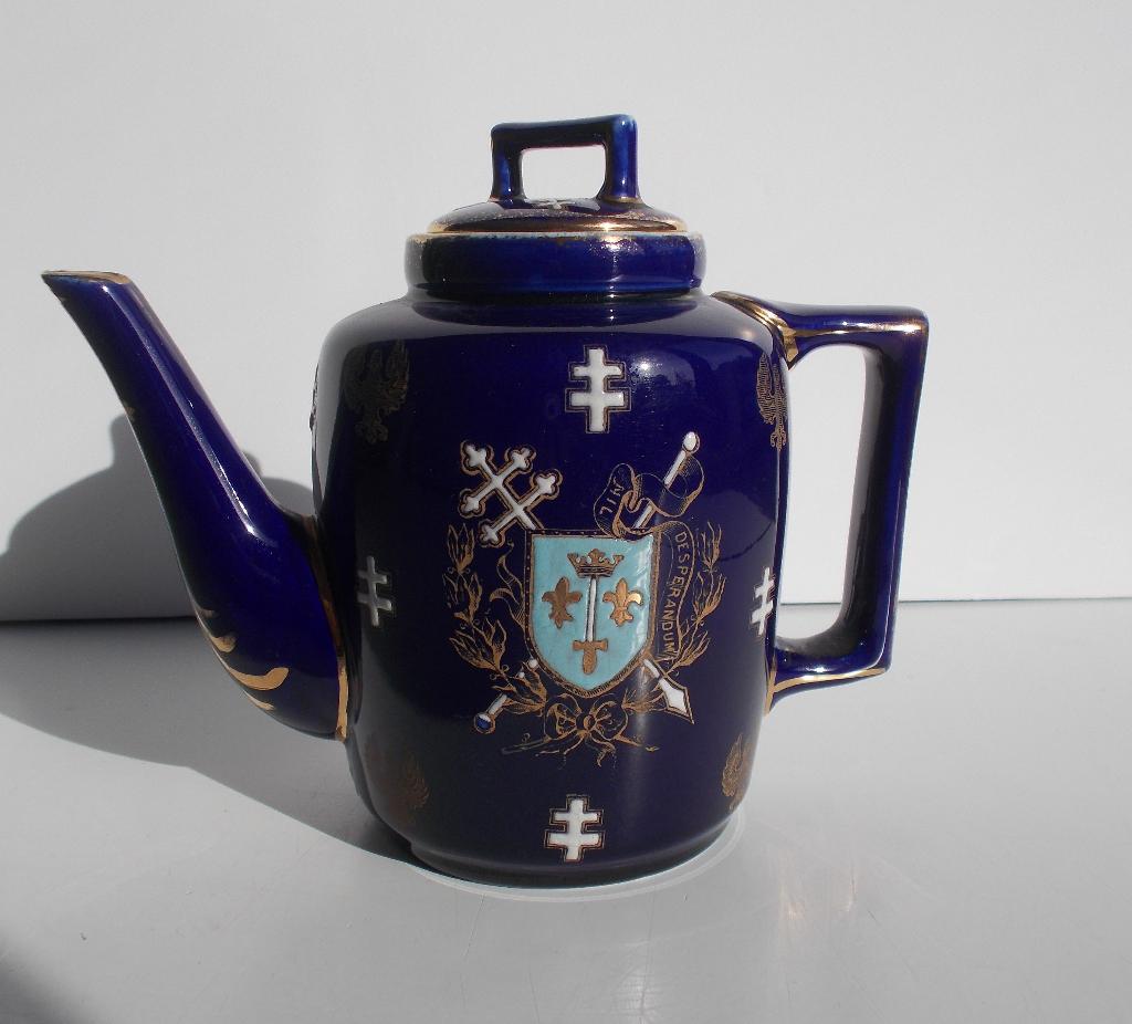 Koffiepot van Lunéville-aardewerk, KG, Jeanne d'Arc Sèvres, Antiek en Kunst, Ophalen of Verzenden
