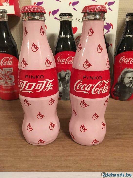 Coca cola flesje Pinko uit china, Verzamelen, Ophalen, Gebruikt