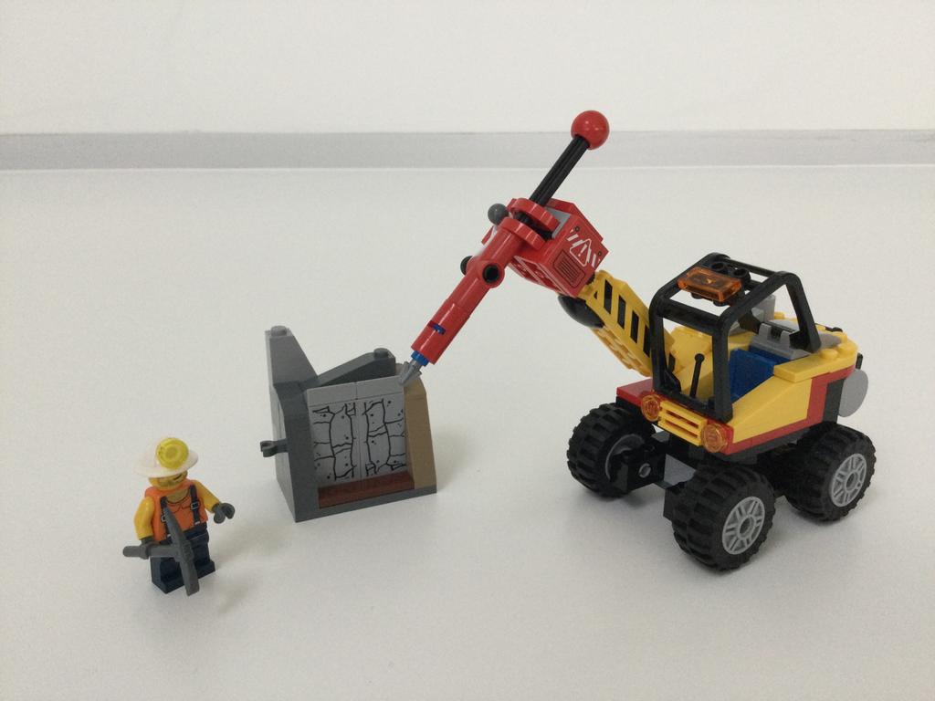 Lego City “Krachtige mijnbouwsplitter”, Ophalen of Verzenden, Zo goed als nieuw, Complete set, Lego