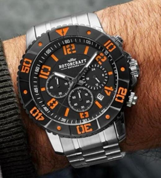 ROTORCRAFT BLADE SPORT CHRONO TWV419€! 💯%NIEUW!, Ophalen of Verzenden, Nieuw, Geel