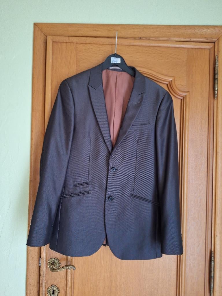 veste de costume gris foncé Taille 42 - "Armand Thiery", Gris, Enlèvement ou Envoi, Comme neuf, Armand Thiery