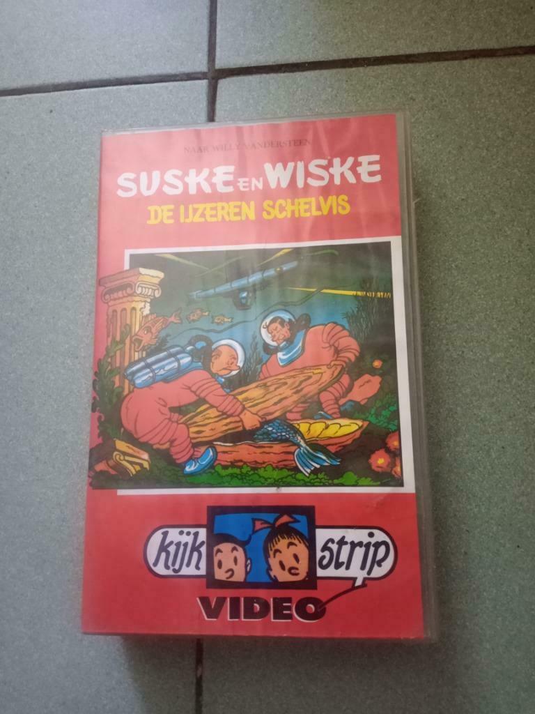 VHS  Suske en wiske de ijzeren schelvis, Ophalen of Verzenden