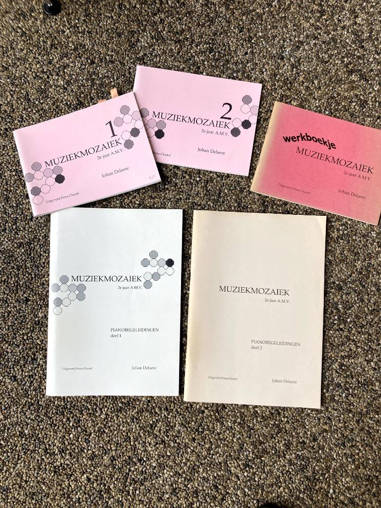 notenleerboek Muziekmozaiek Johan Delaere, Enlèvement ou Envoi, Utilisé