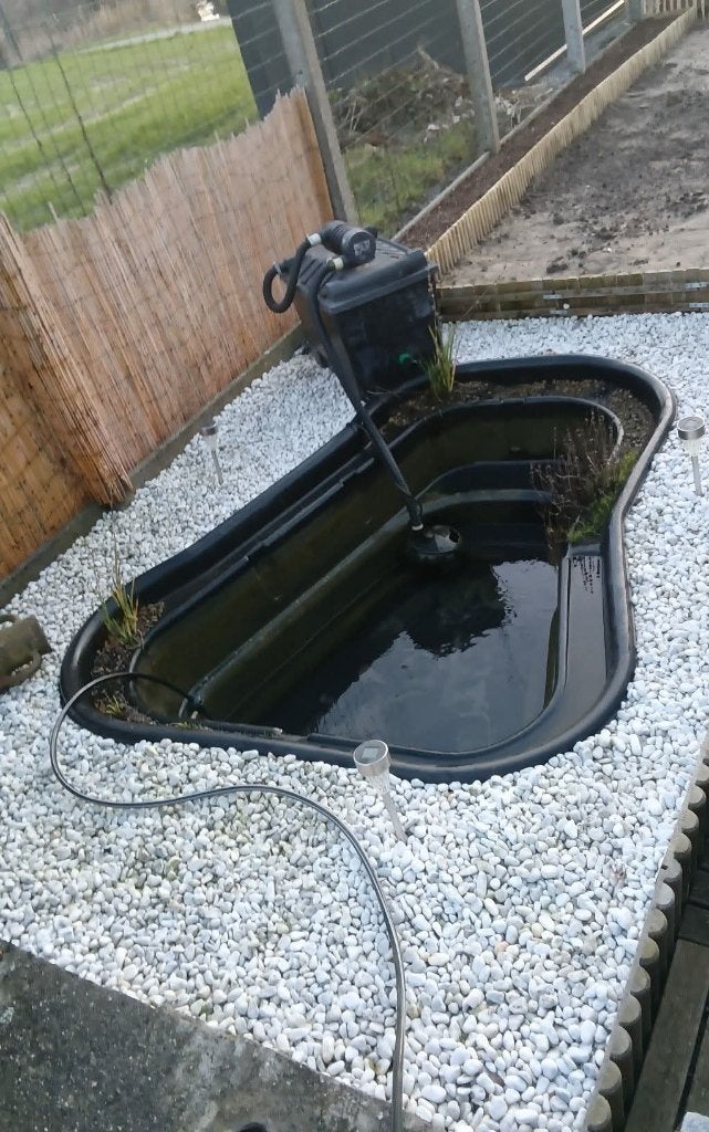 Visvijver 1000liter met alle toebehoren, Tuin en Terras, Vijvers, Ophalen, Zo goed als nieuw