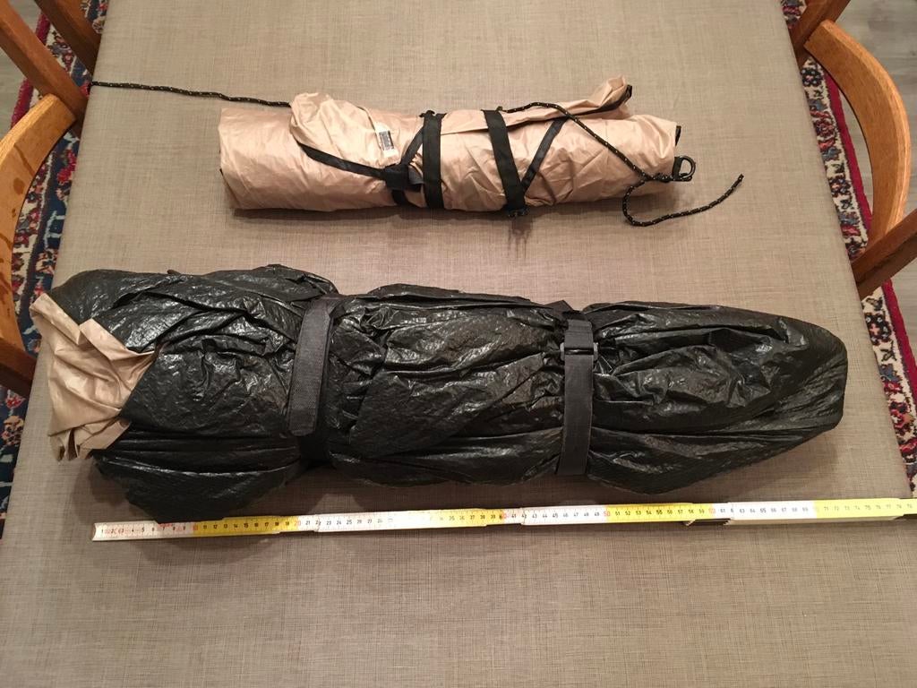 Paraplutent, Ophalen, Zo goed als nieuw