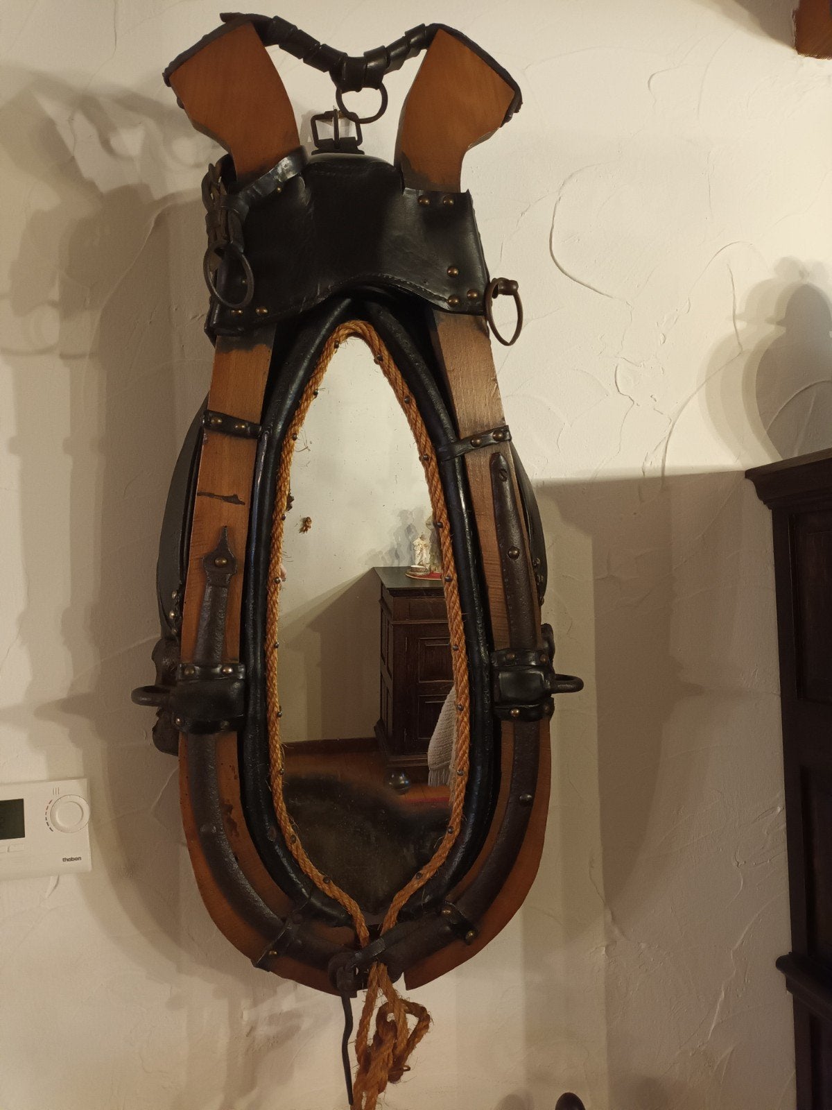 miroir pour selle de cheval, Enlèvement
