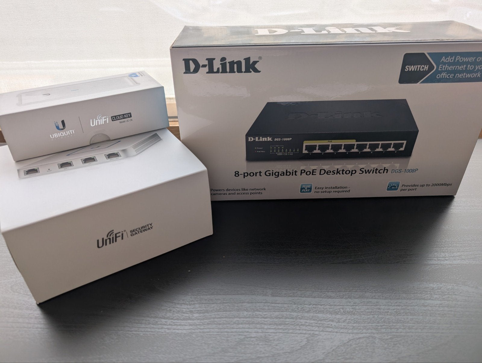 D-Link DGS-1008P/E, Computers en Software, Ophalen of Verzenden
