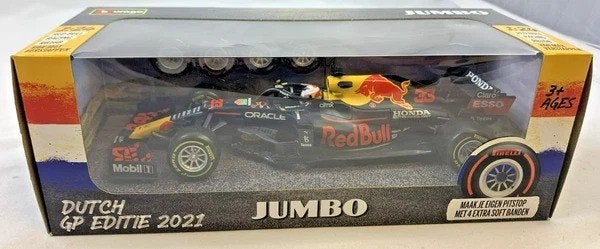 Bburago Red Bull Racing RB16B Max Verstappen 1:24 modelauto, Verzamelen, Verzenden, Zo goed als nieuw, Formule 1