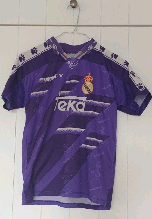 Chemise rétro du Real Madrid, Enlèvement ou Envoi, Utilisé, Maillot