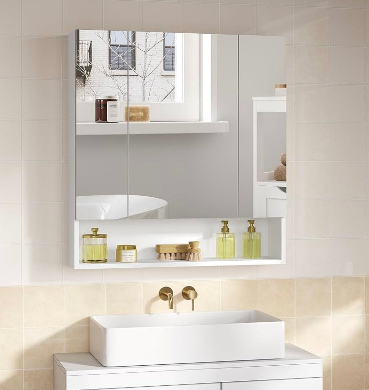 Armoire miroir salle de bain, Maison & Meubles, Enlèvement, Comme neuf