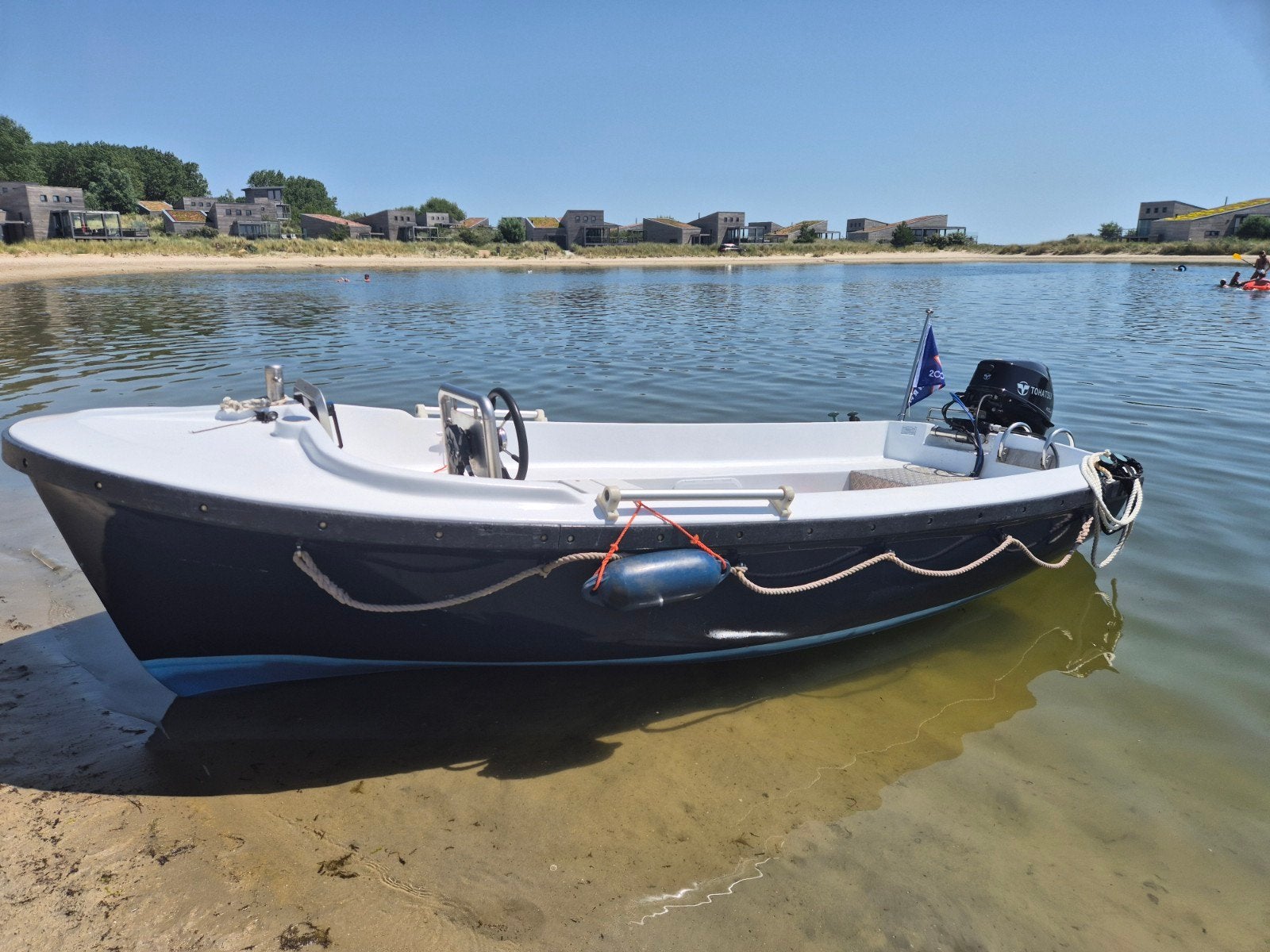 Ernst Hatecke sloep – incl. trailer en 15 pk, Sports nautiques & Bateaux, Bateaux de pêche & à console, Utilisé, Autres marques