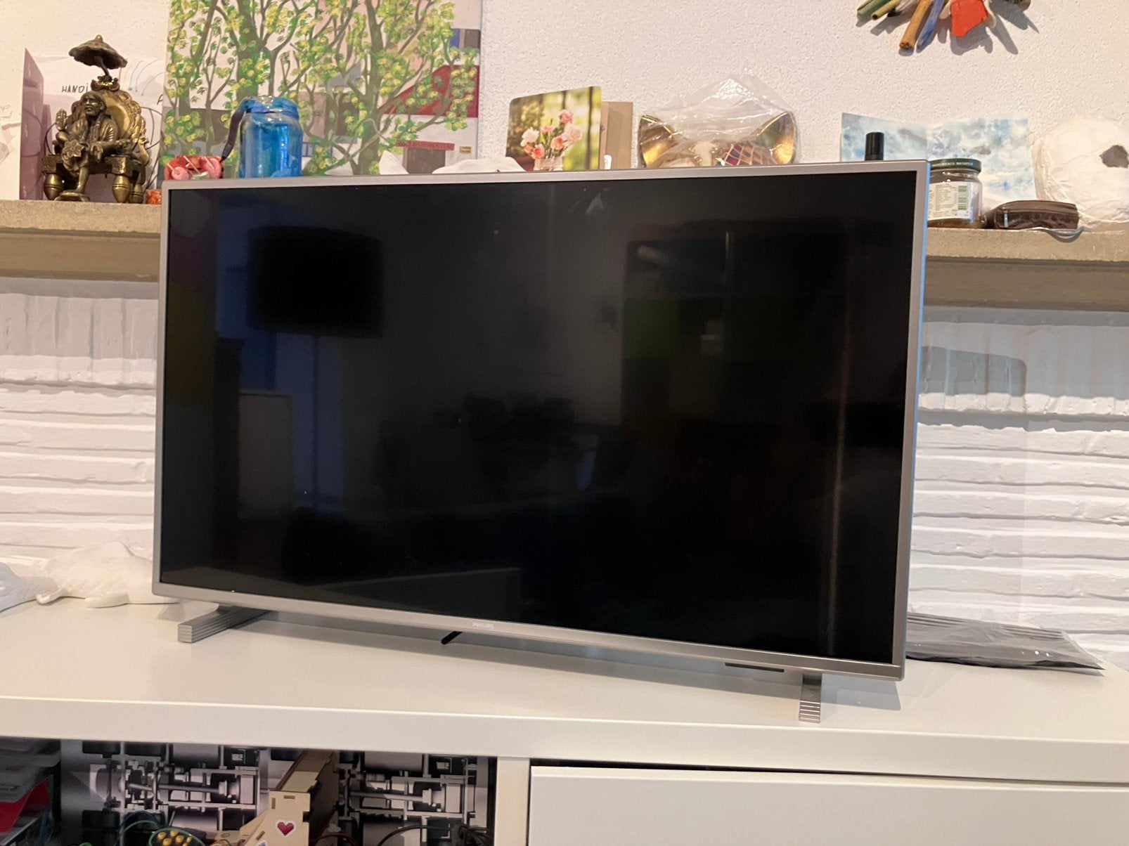 télévision, Enlèvement, Utilisé, Philips, Smart TV