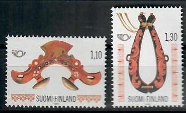 Finland yvertnrs. 835/36 postfris, Postzegels en Munten, Postzegels | Europa | Scandinavië, Ophalen of Verzenden, Finland, Postfris