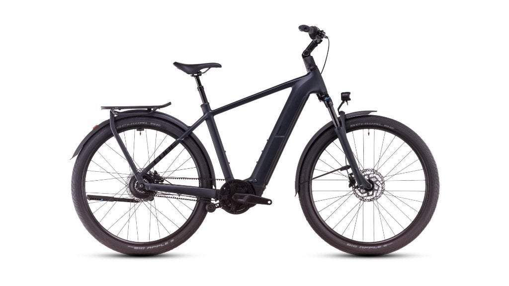 CUBE Kathmandu Hybrid Comfort Pro 800 (2025) – Night/Chrome, Autres marques, Vitesses, 49 à 53 cm, Comme neuf