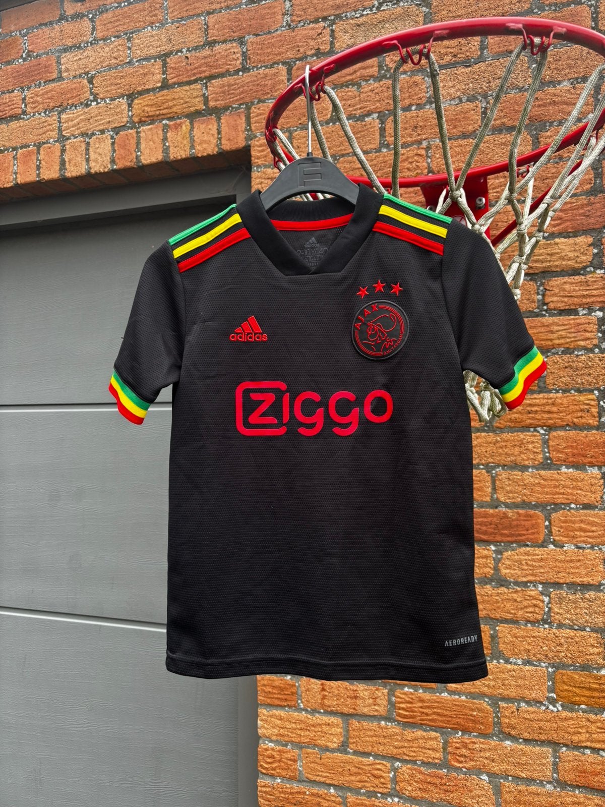 Ajax Bob Marley Shirt 2021/22 Adidas kids 9/10 jaar, Maat XS of kleiner, Ophalen, Zo goed als nieuw, Shirt