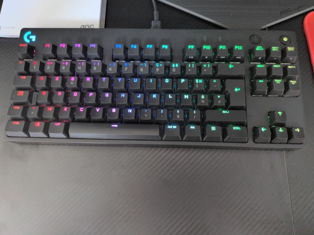 Clavier gaming Logitech g pro, Informatique & Logiciels, Logitech G, Clavier gamer, Enlèvement ou Envoi, Azerty
