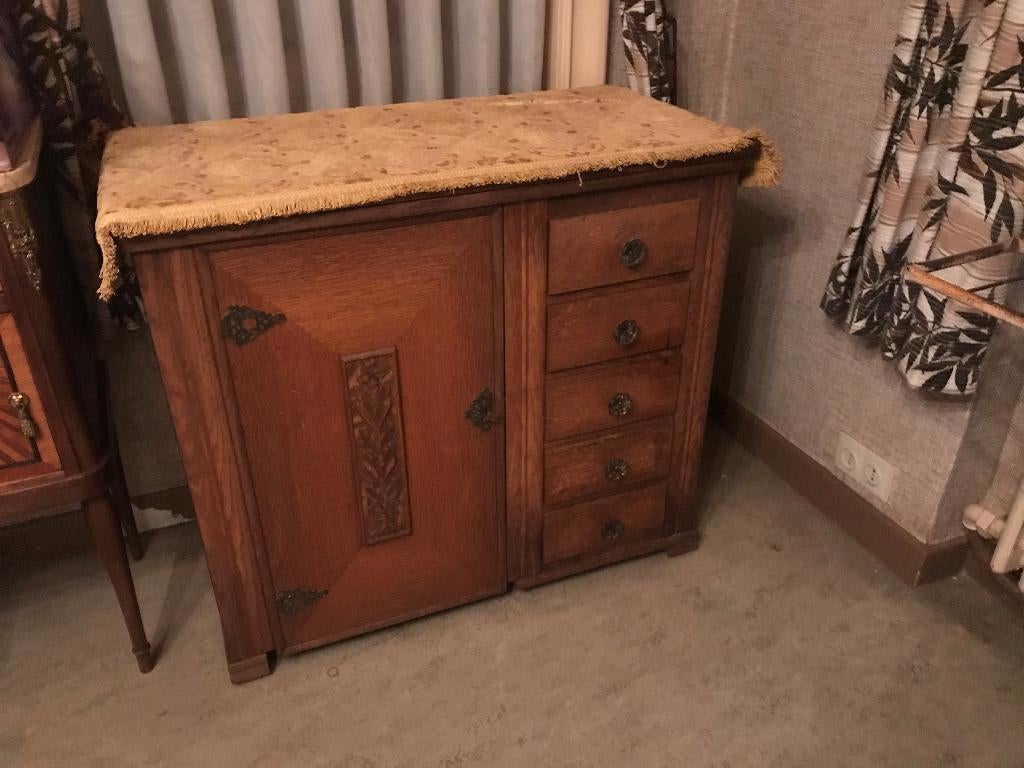 Antieke SINGER naaimachine, Ophalen