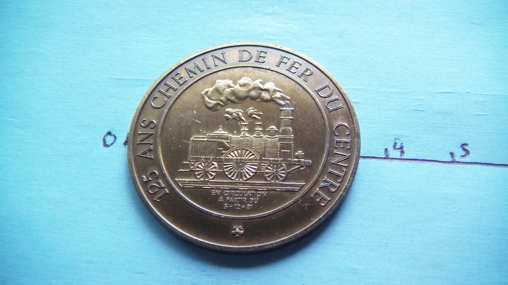 médaille chemin de fer mons 1981, Enlèvement